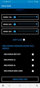 Sensi Gold Apk V11 For Android (Free Fire Aim headshot) 1